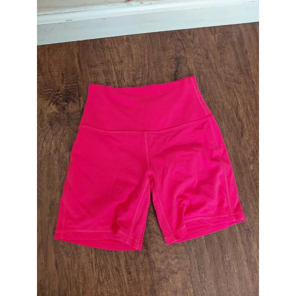Lululemon Align High Rise Short Double Lined Nulu Size 4 Lipgloss LIPG